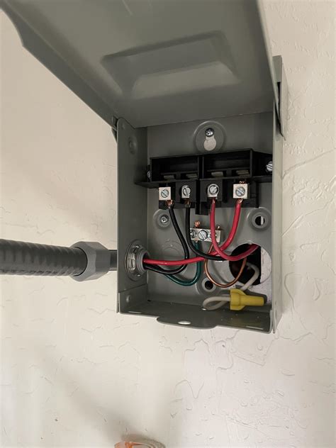 electric water heater switch box|water heater disconnect box.